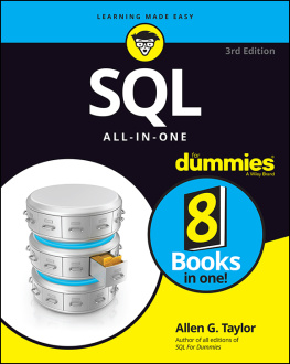 Taylor - SQL All-In-One For Dummies, 3rd Edition (For Dummies (Computer/Tech))