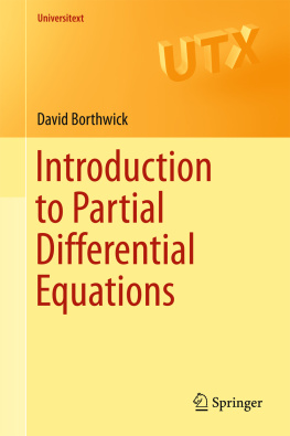 David Borthwick - Introduction to Partial Differential Equations