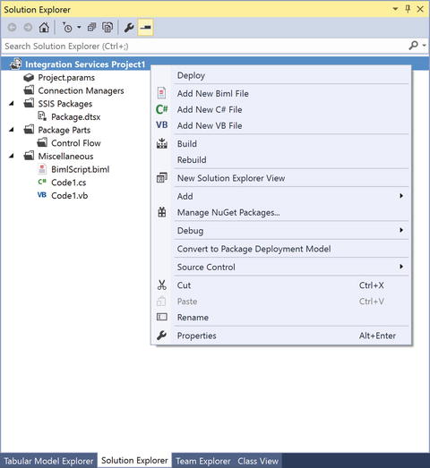 Figure 1-5 The BimlExpress context menu Opening the Biml file will launch - photo 5