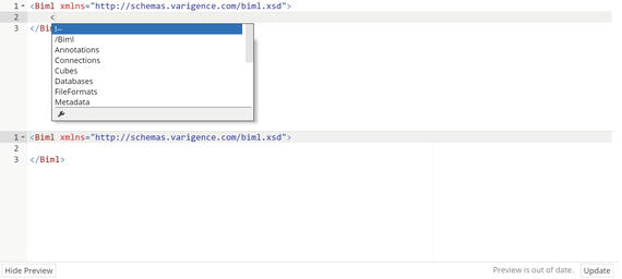 Figure 1-6 BimlExpress code editor As shown in Figure by right-clicking - photo 6