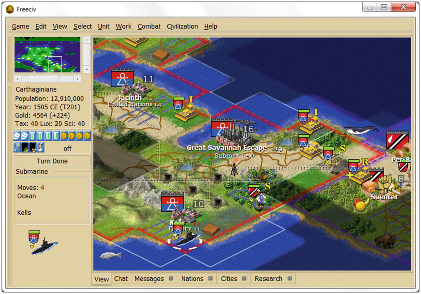 Figure 1 A game of Freeciv which uses the SDL library Why SSDL but although - photo 3