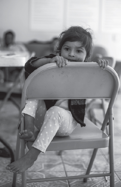 Mara age three passes the time at Celayas long-term shelter El Refugio - photo 5