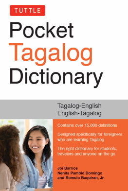 Joi Barrios - Tuttle Pocket Tagalog Dictionary: Tagalog-English / English-Tagalog