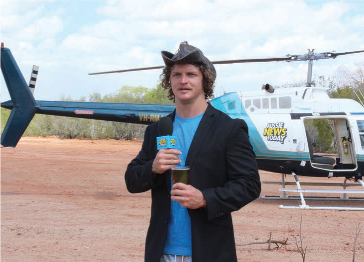 On Crab Claw Island doing the Top End by chopper as a Tourism Australia - photo 11