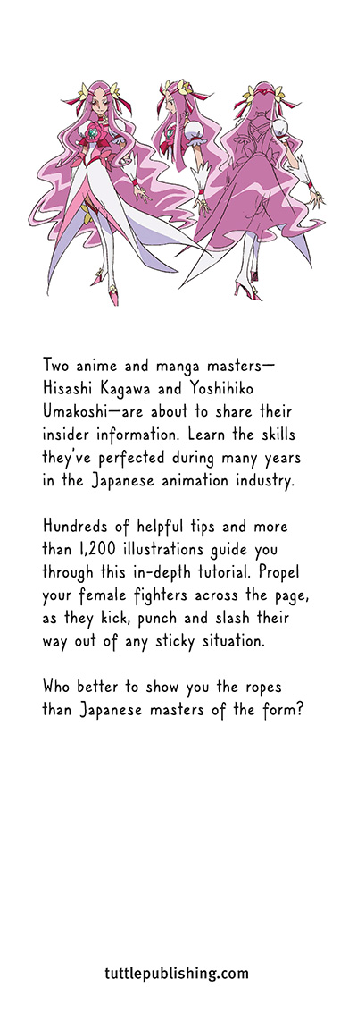 Manga Anime Masters DRAWING FANTASTIC FEMALE FIGHTERS BRINGING FIERCE FEMALE - photo 1