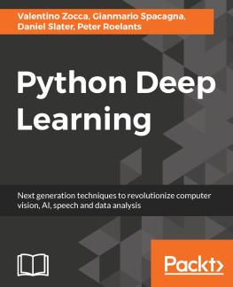 Valentino Zocca - Python Deep Learning