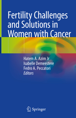 Hatem A. Azim Fertility Challenges and Solutions in Women with Cancer