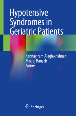 Kannayiram Alagiakrishnan Hypotensive Syndromes in Geriatric Patients