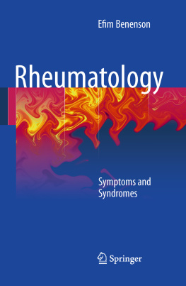 Efim Benenson Rheumatology: Symptoms and Syndromes