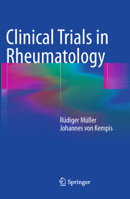 Ruediger Mueller Clinical Trials in Rheumatology