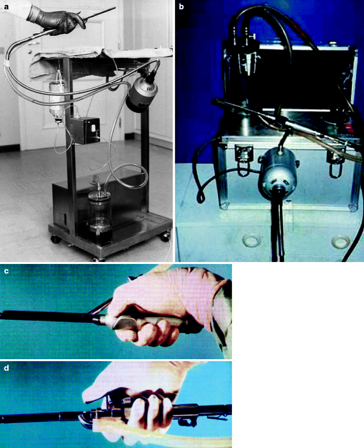 Fig 11 a First prototype suction machine with a motor-driven cannula b - photo 1