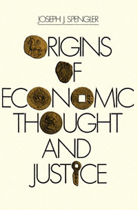 title Origins of Economic Thought and Justice Political Social Economy - photo 1