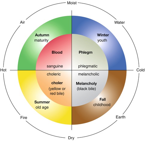 Fig 11 Diagram of humours elements qualities and seasons - photo 1