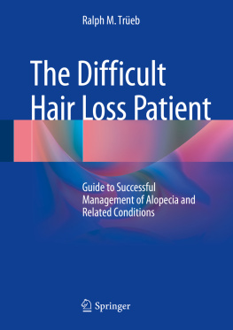 Ralph M. Trüeb The Difficult Hair Loss Patient: Guide to Successful Management of Alopecia and Related Conditions