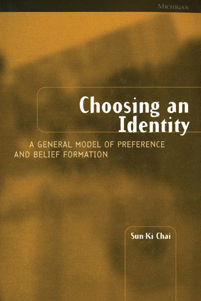 Choosing an Identity Choosing an Identity A General Model of Preference and - photo 1