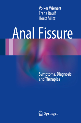 Volker Wienert Anal Fissure: Symptoms, Diagnosis and Therapies