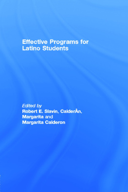 Slavin Robert E. - Effective Programs for Latino Students