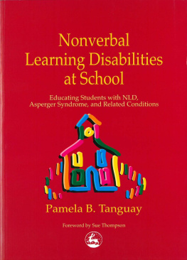 Tanguay Pamela B. Nonverbal Learning Disabilities at School