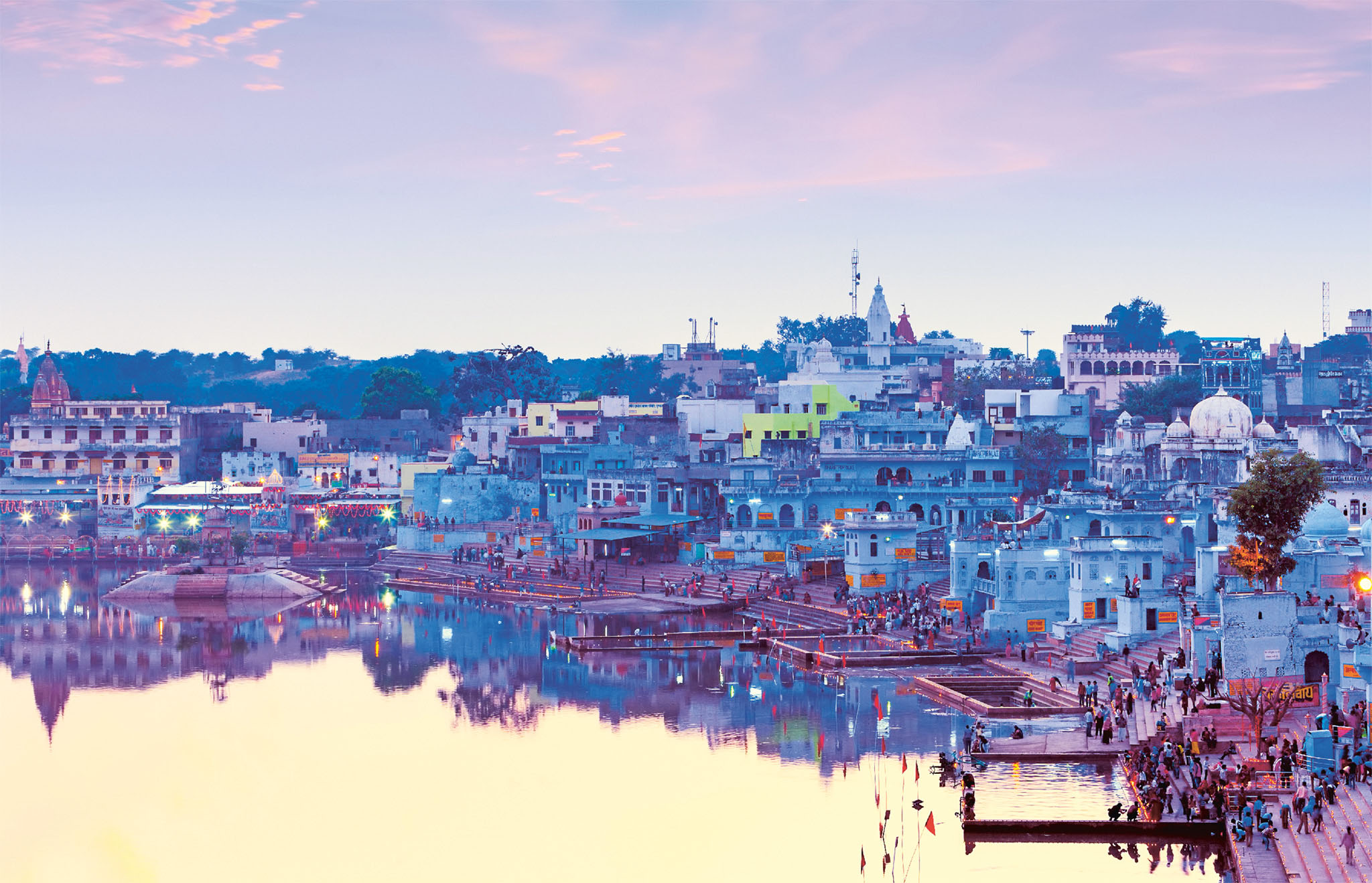 t The glistening lake at sacred Pushkar Welcome to India Reasons to Love - photo 4