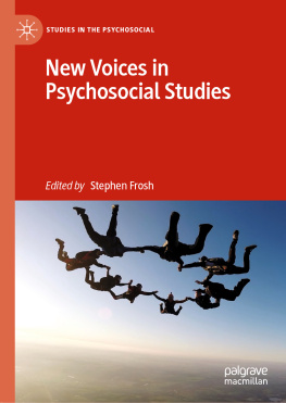 Stephen Frosh New Voices in Psychosocial Studies