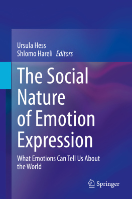 Ursula Hess - The Social Nature of Emotion Expression: What Emotions Can Tell Us About the World