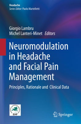 Giorgio Lambru Neuromodulation in Headache and Facial Pain Management: Principles, Rationale and Clinical Data