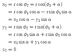 14 In this way the coordinates of P 2 are obtained as functions of the - photo 16