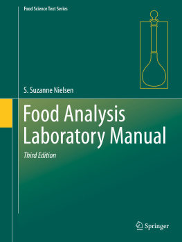 S. Suzanne Nielsen Food Analysis Laboratory Manual