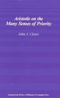 title Aristotle On the Many Senses of Priority Journal of the History of - photo 1