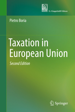 Pietro Boria - Taxation in European Union