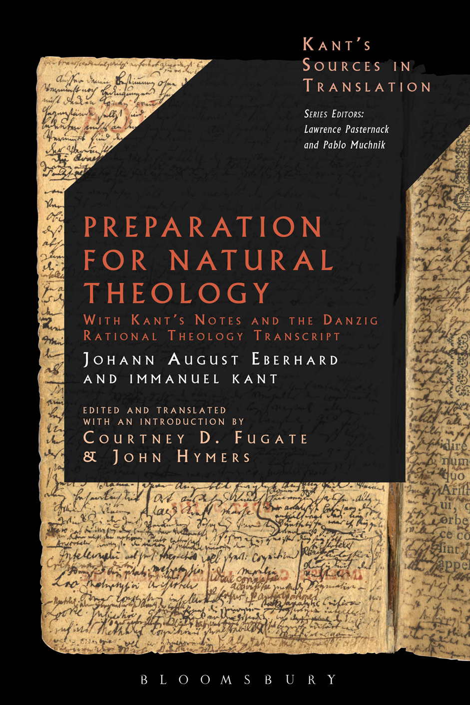 Preparation for Natural Theology Kants Sources in Translation The texts that - photo 1