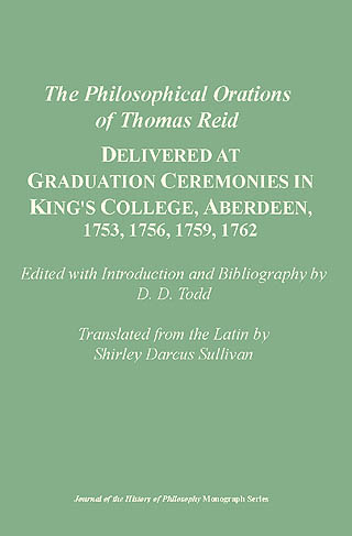 title The Philosophical Orations of Thomas Reid Delivered At Graduation - photo 1