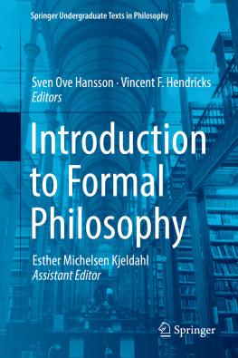 Sven Ove Hansson - Introduction to Formal Philosophy