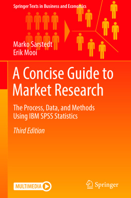 Marko Sarstedt A Concise Guide to Market Research