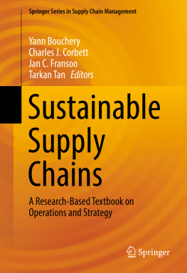 Yann Bouchery Charles J. Corbett Jan C. Fransoo - Sustainable Supply Chains