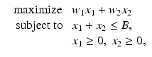 which is an elementary linear program The linearity of the budget constraint - photo 3