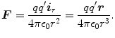 13 The force on q is given by and the law of action and reaction is - photo 8