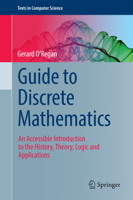 Gerard O’Regan - Guide to Discrete Mathematics