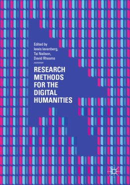 lewis levenberg Research Methods for the Digital Humanities