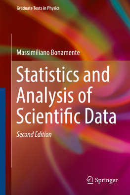 Massimiliano Bonamente - Statistics and Analysis of Scientific Data