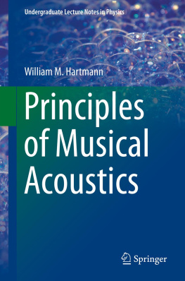 William M. Hartmann Principles of Musical Acoustics