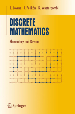 K. Vesztergombi Discrete Mathematics