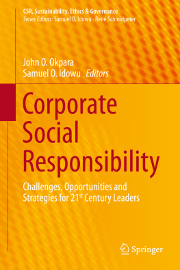 John O. Okpara Corporate Social Responsibility