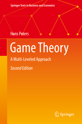 Hans Peters - Game Theory