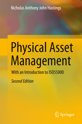 Nicholas Anthony John Hastings - Physical Asset Management