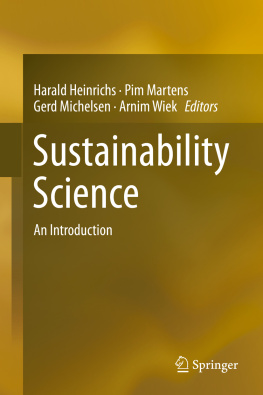 Harald Heinrichs Pim Martens Gerd Michelsen - Sustainability Science