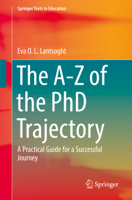 Eva O. L. Lantsoght - The A-Z of the PhD Trajectory