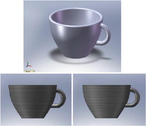 Fig 11 CAD image of a teacup with further images showing the effects of - photo 1