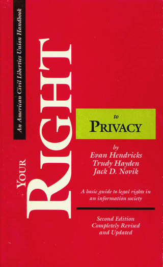 Evan Hendricks a native of Portland Oregon is editorpublisher of Privacy - photo 1