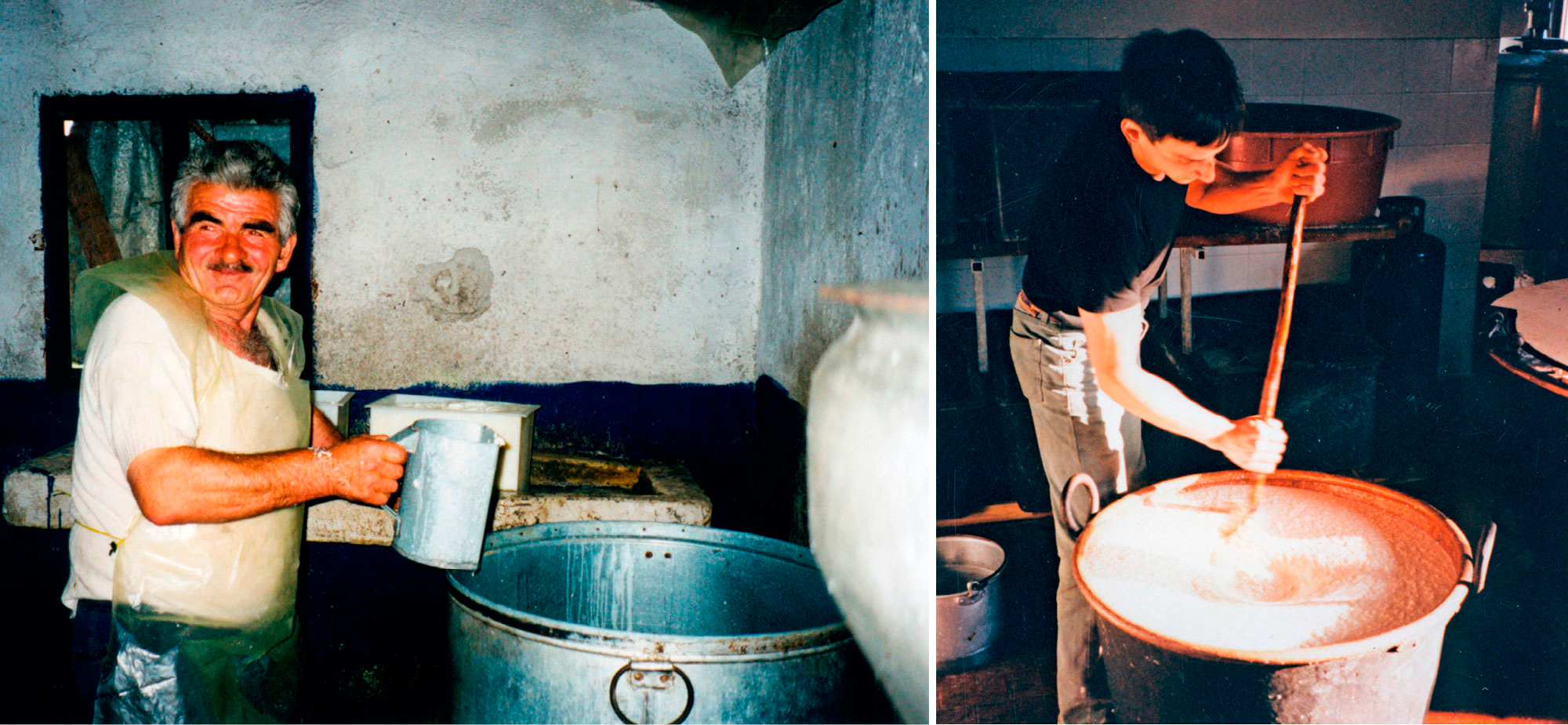 At work at a sheep milk dairy in central Italy Every time I visited a dairy - photo 8